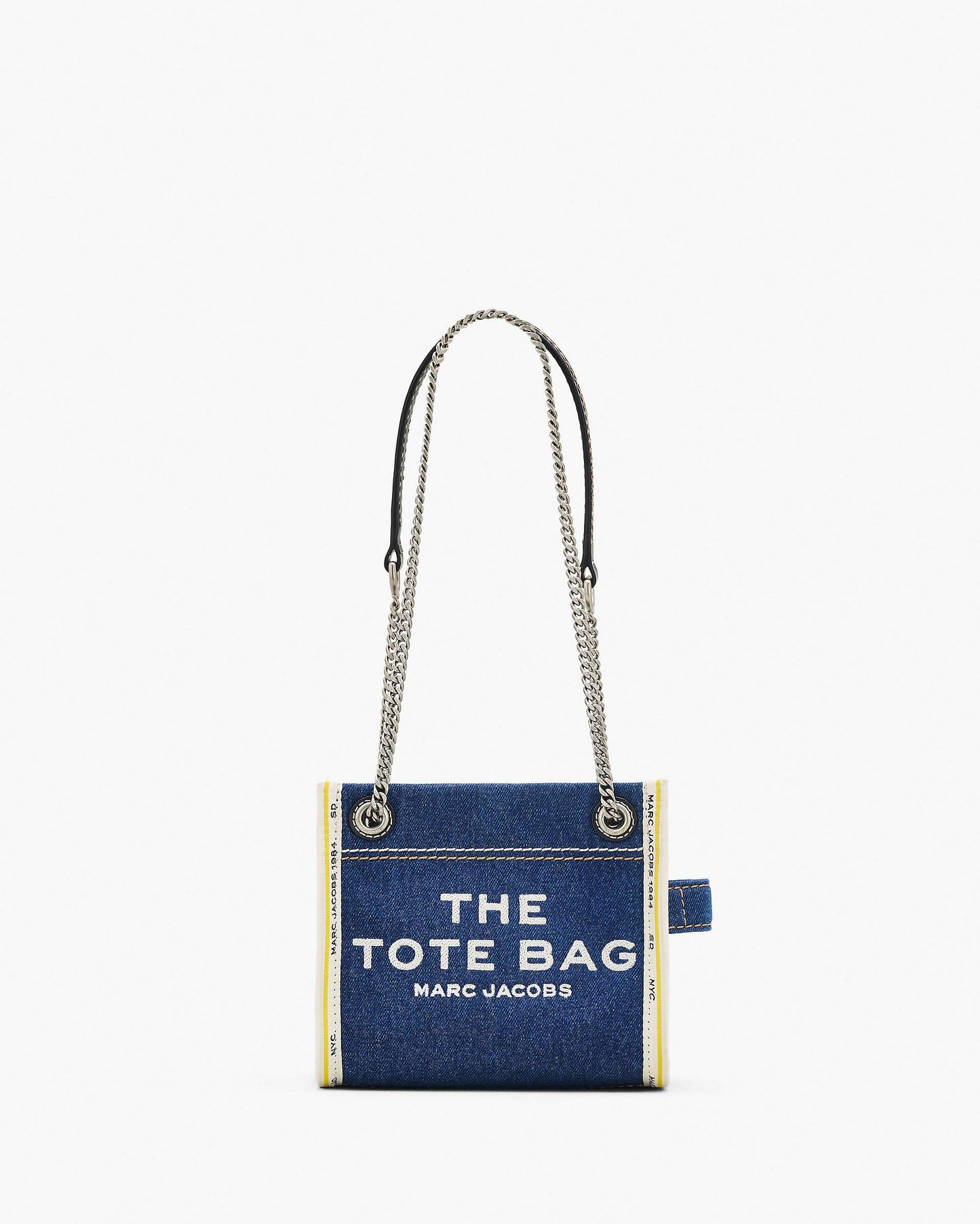 The Denim Chain Crossbody Tote Bag