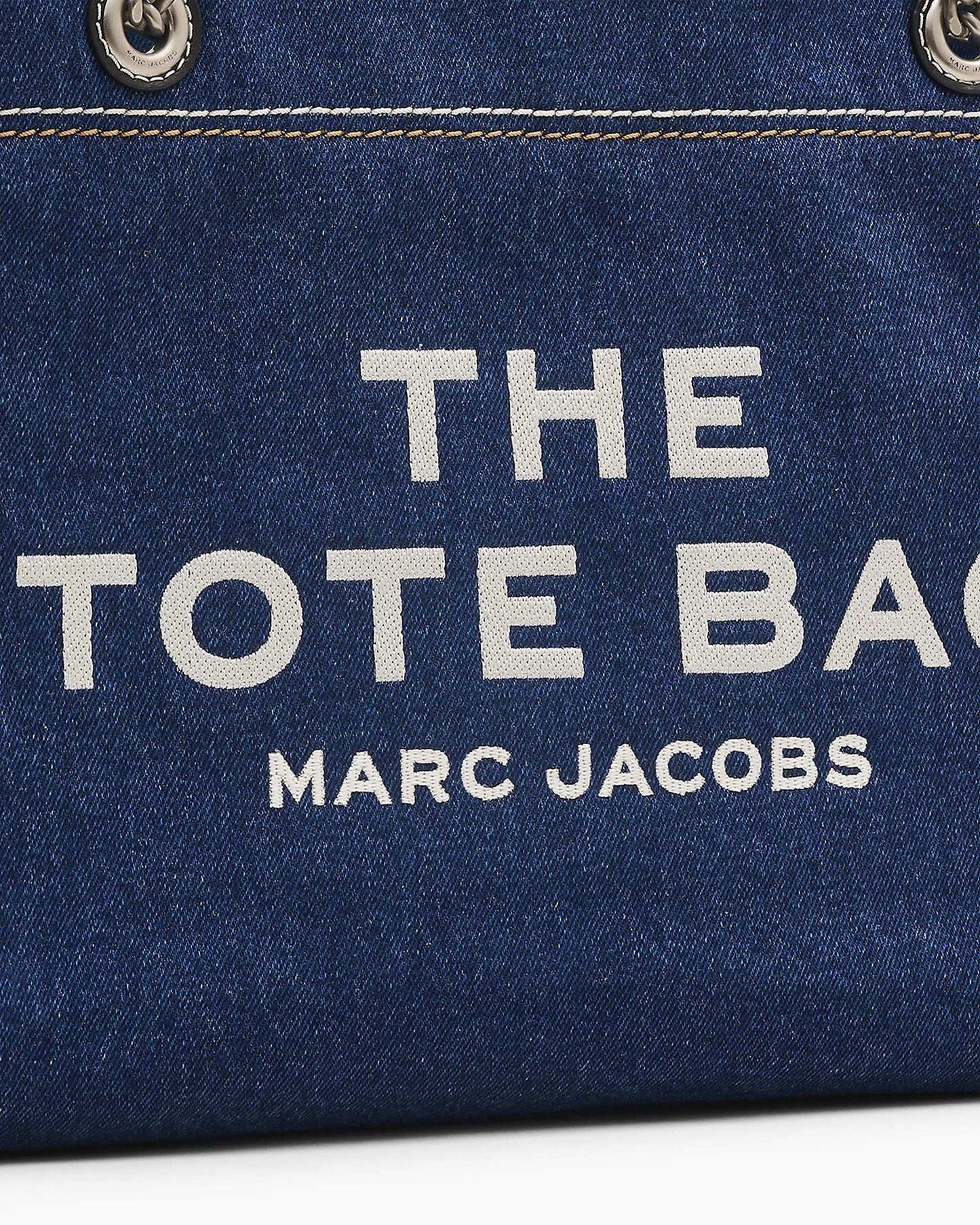 The Denim Chain Medium Tote Bag