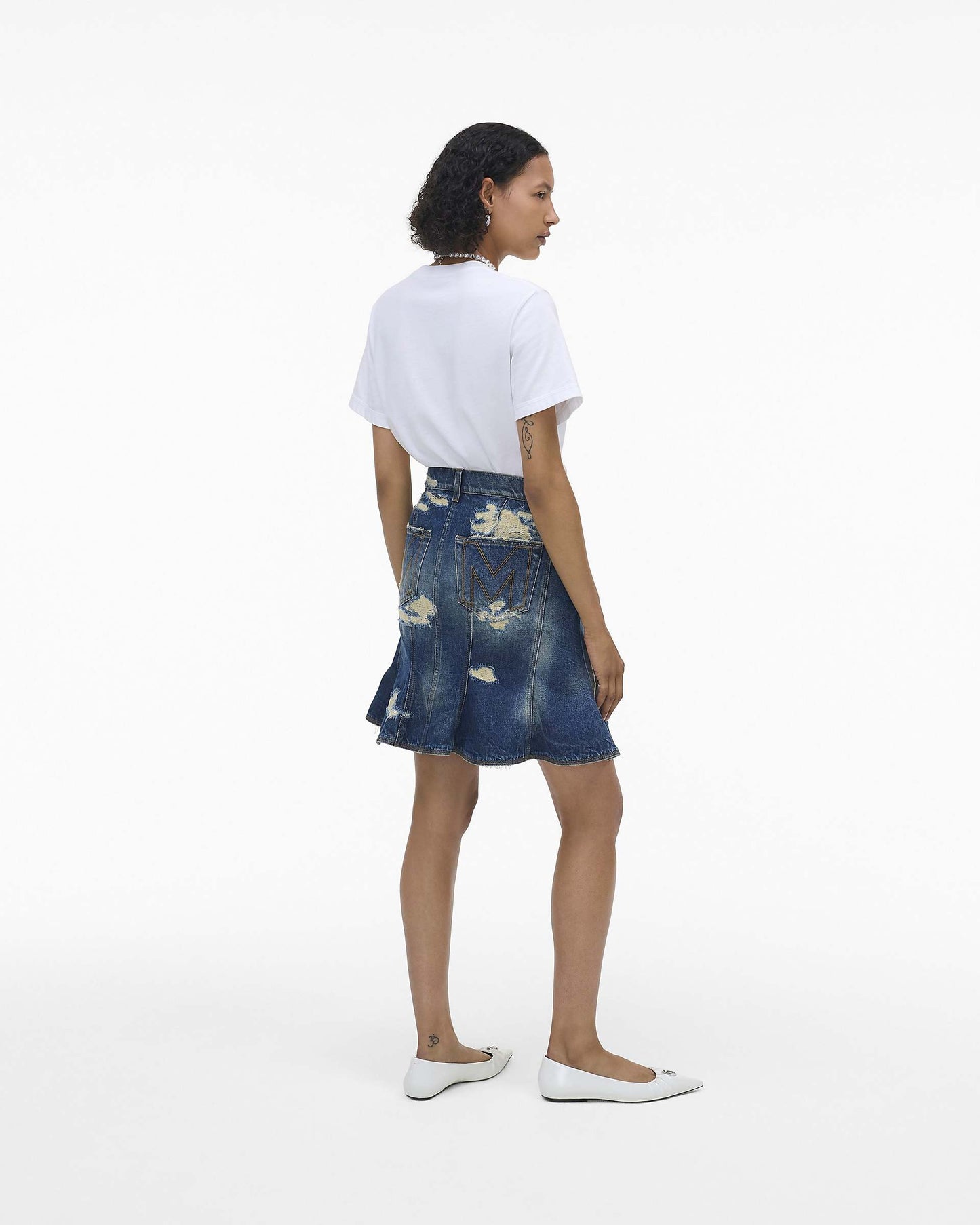 The Rip And Repair Fluted Mini Skirt