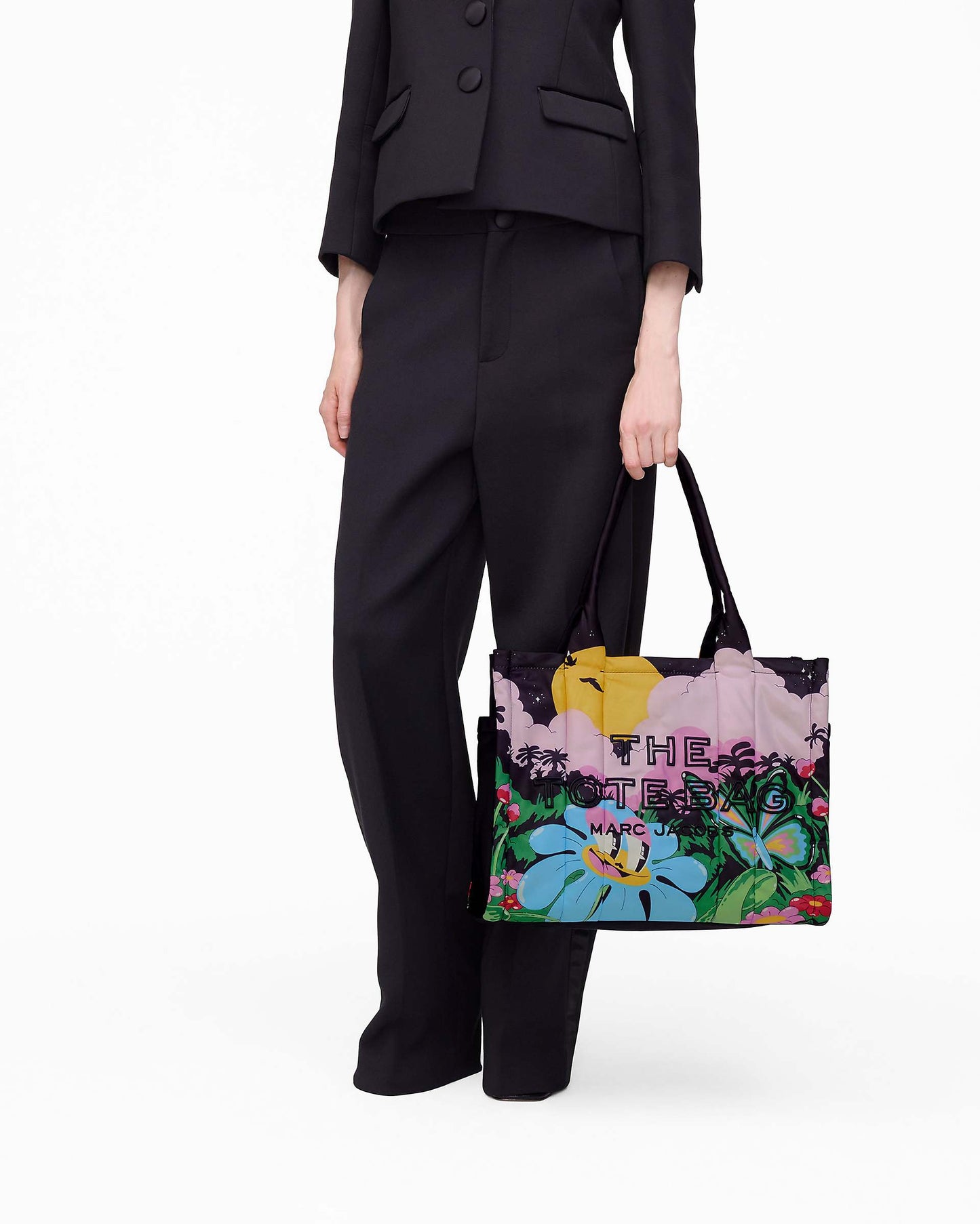 Hattie Stewart X MJ Puffy Nylon Large Tote Bag