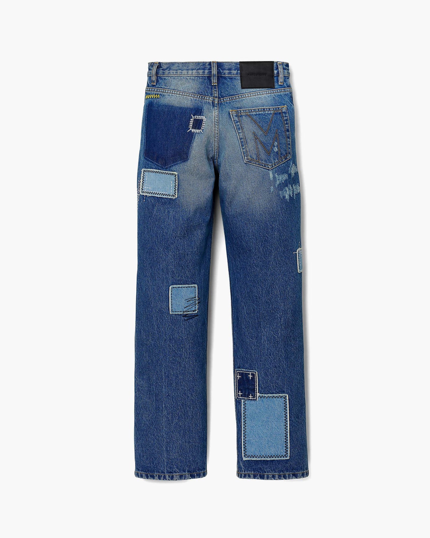 Patchwork Straight Jean