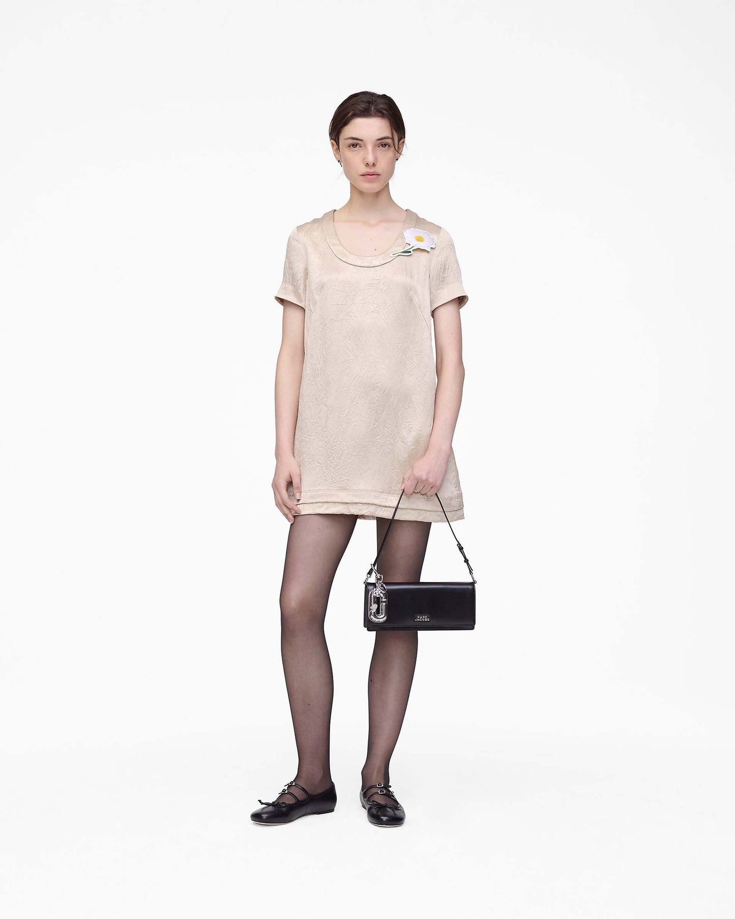 Crushed Satin Dress