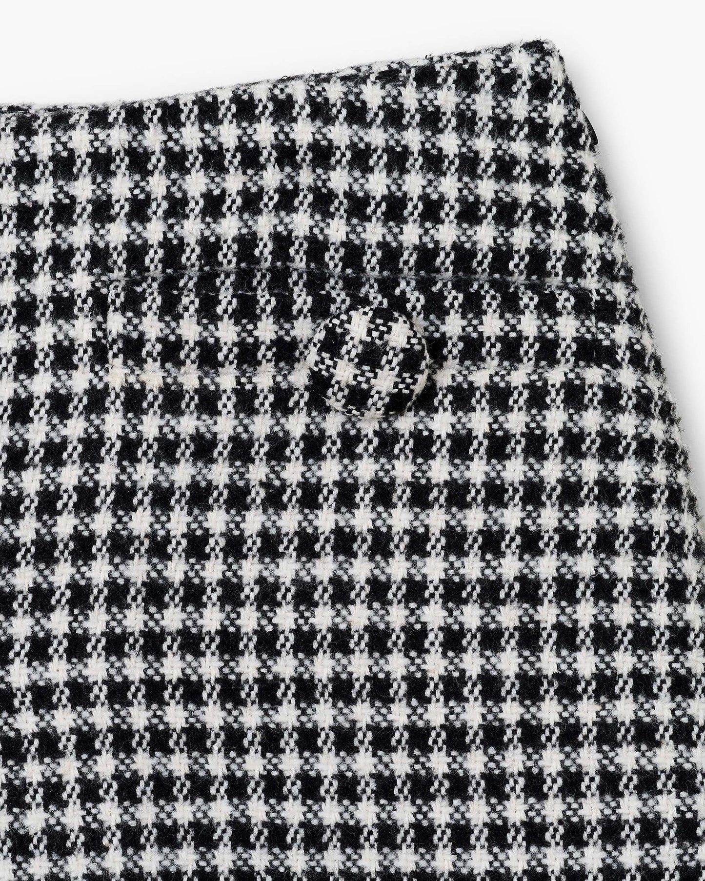 Gingham Tweed Mini Skirt