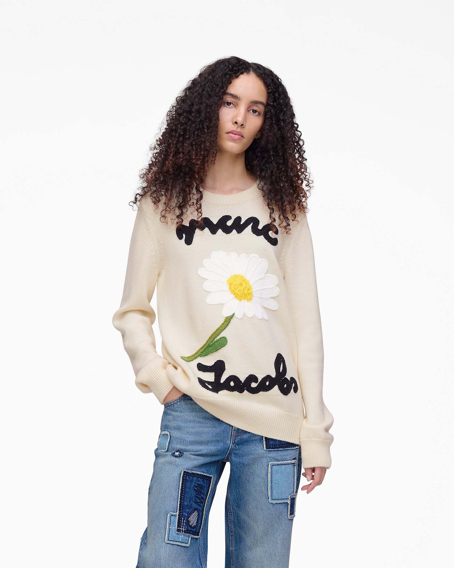 Marc Is Joy Jacquard Crewneck