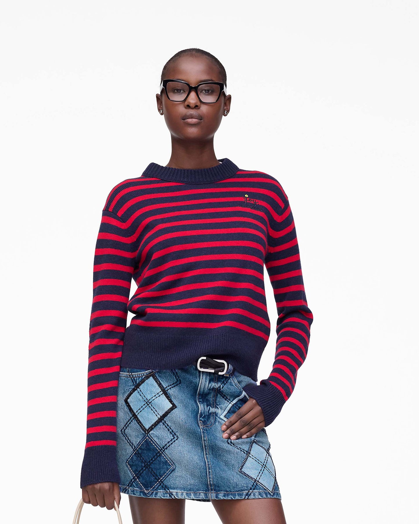 Joy Striped Crewneck