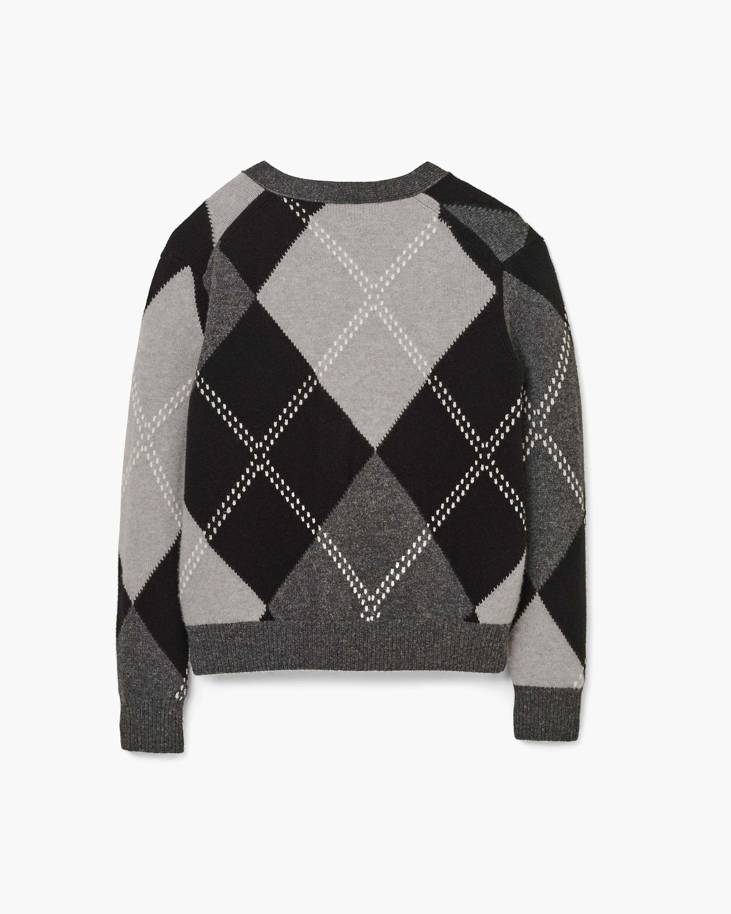 Preppy Daisy Argyle Cardigan