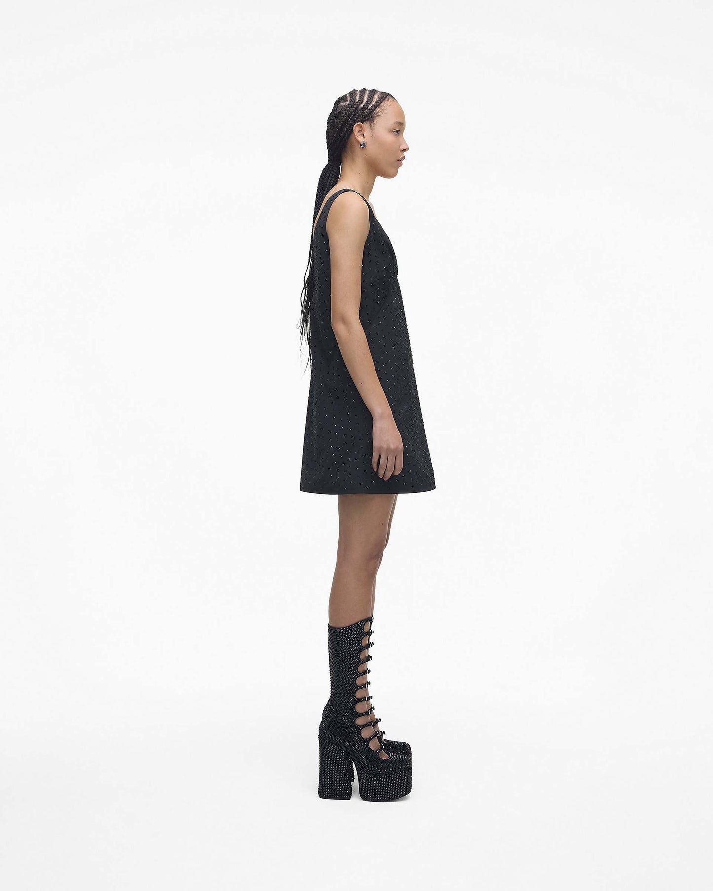 The Rhinestone Kiki Knee-High Boot