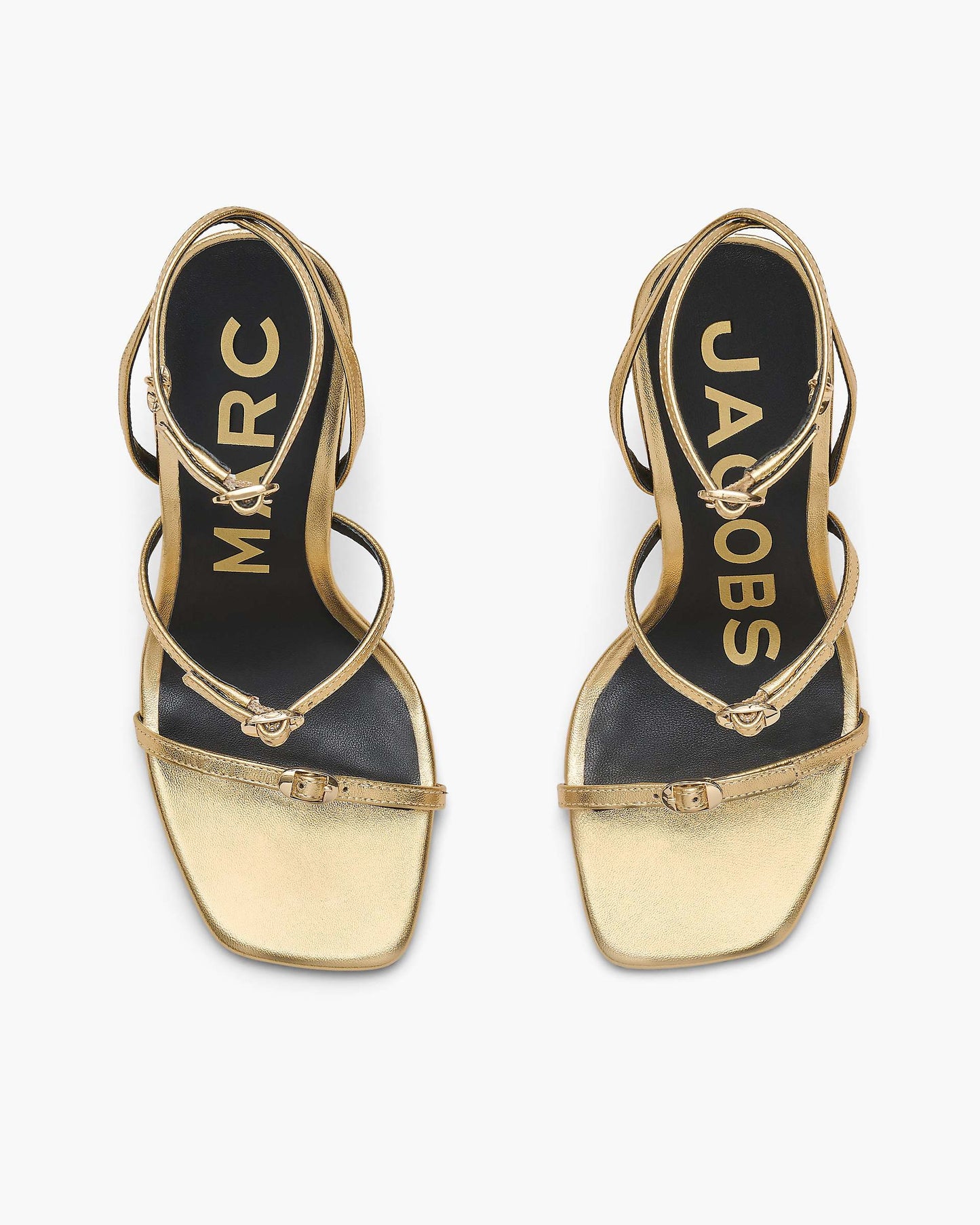 The Metallic Leather Daisy Heel