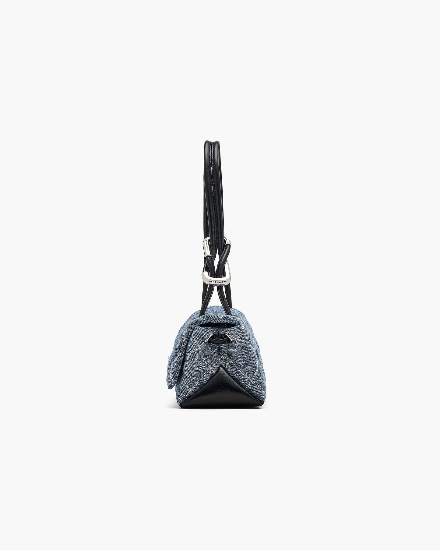 The Quilted Denim Mini Dual Shoulder Bag