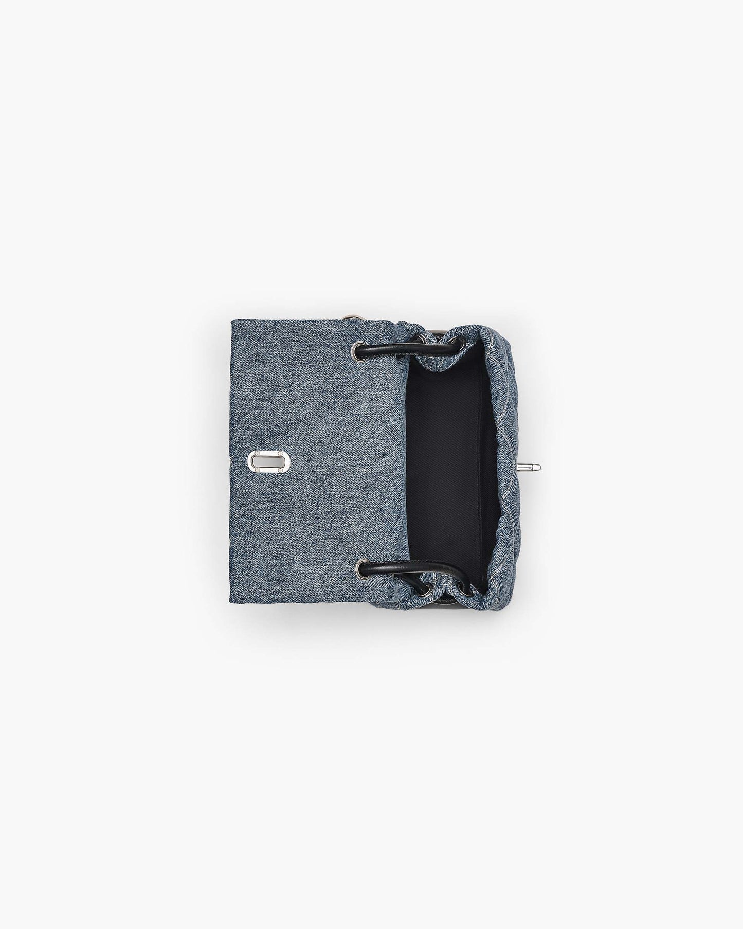The Quilted Denim Mini Dual Shoulder Bag