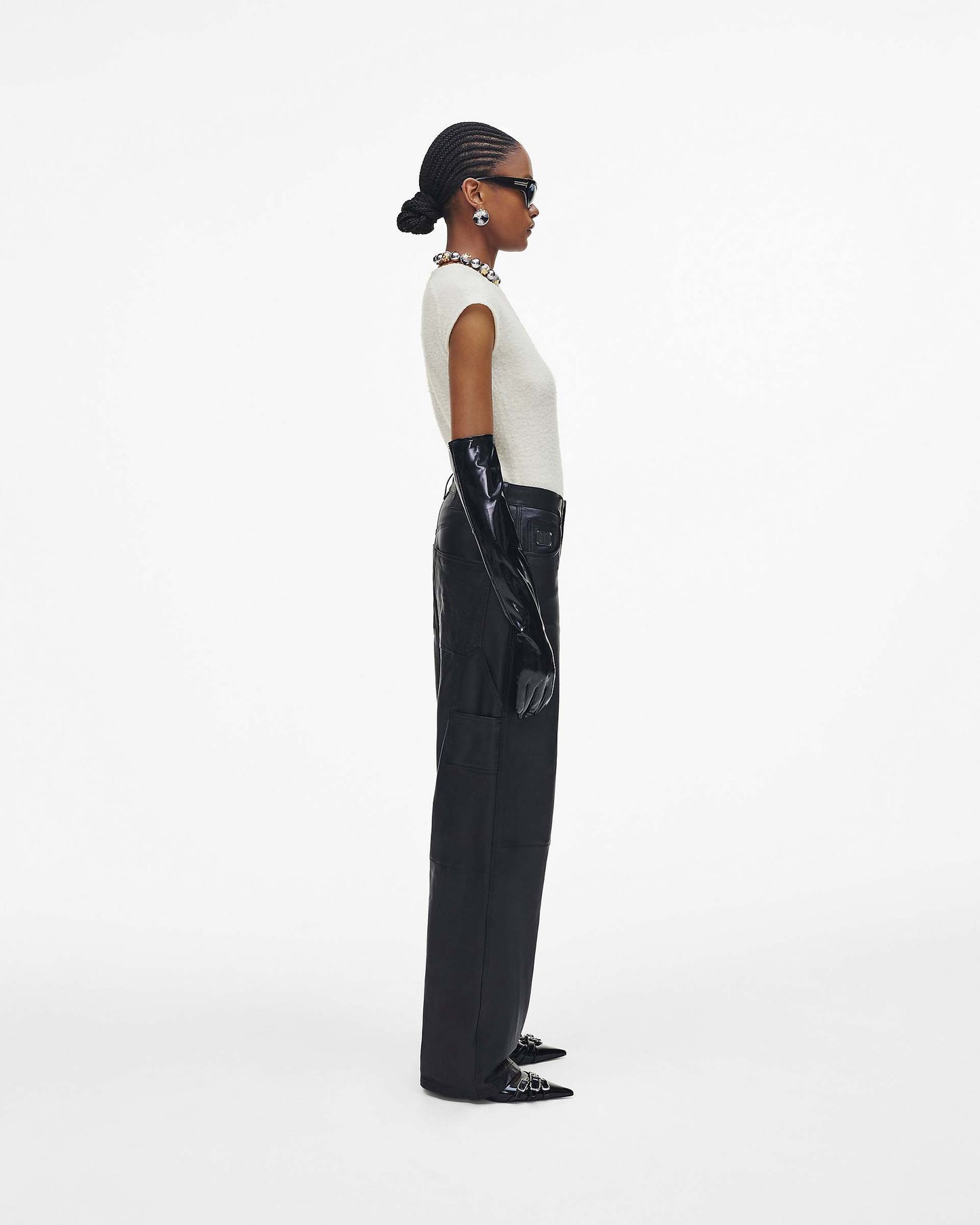 Oversized Leather Pant