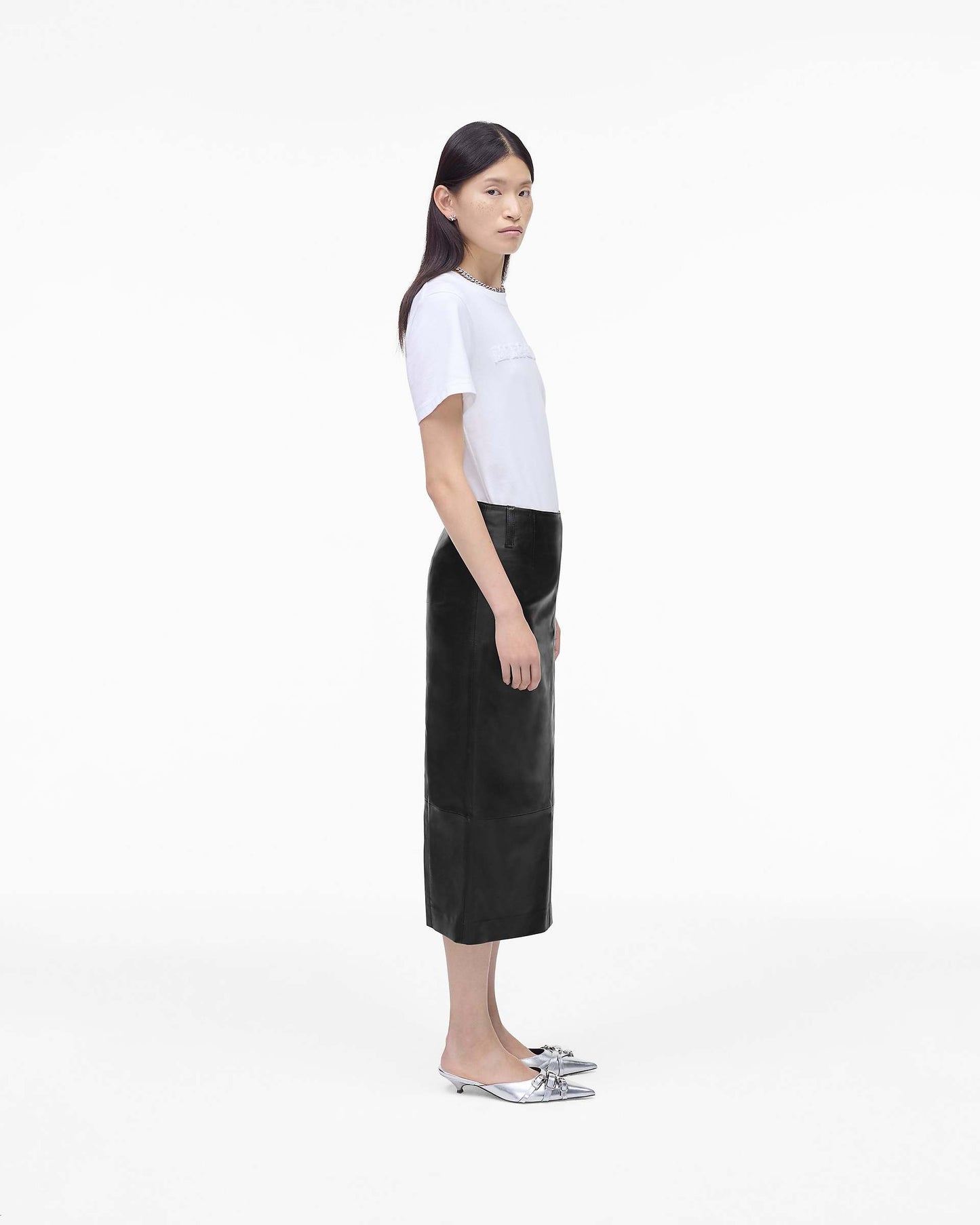 Leather Slim Skirt