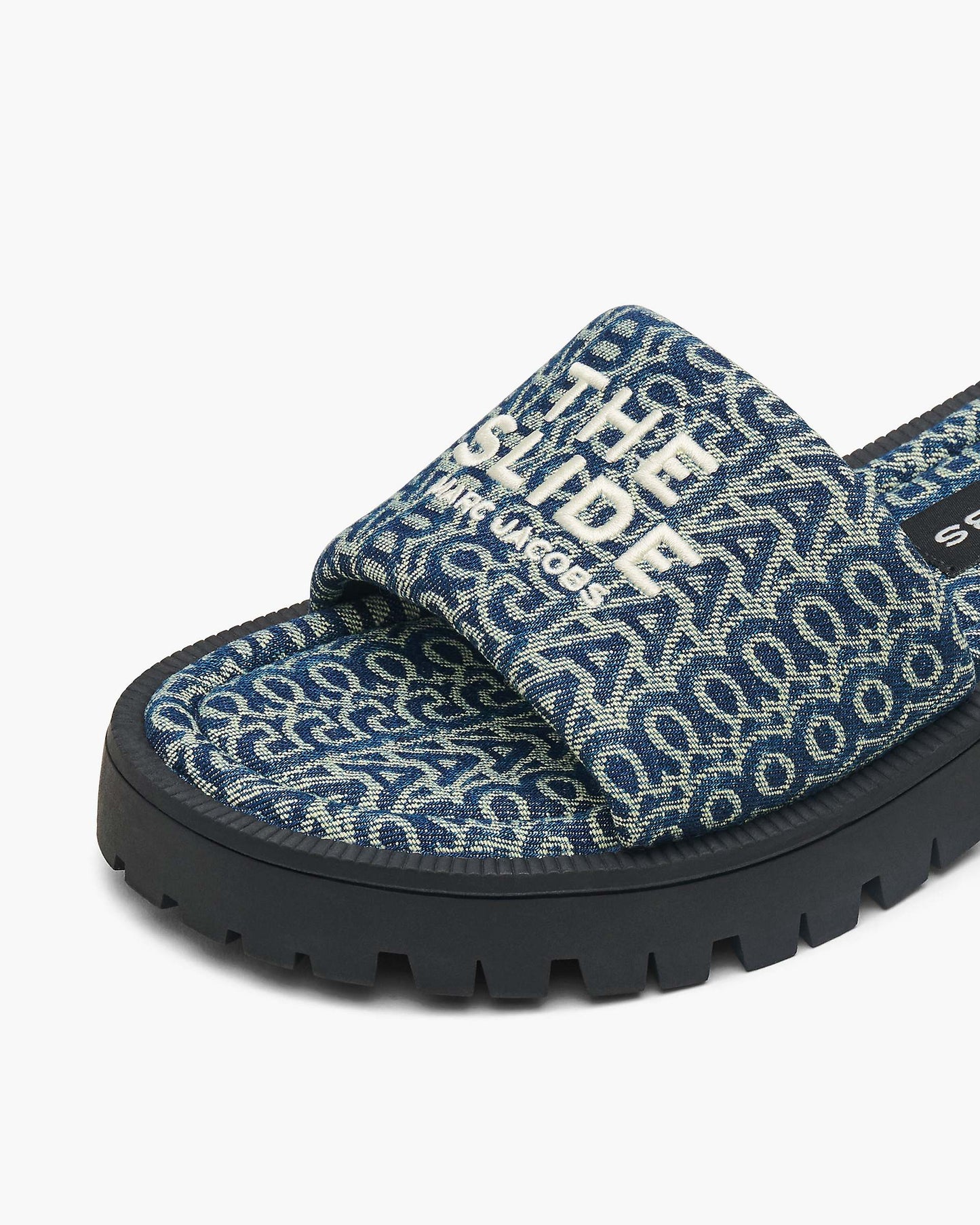 The Denim Monogram Lug Sole Slide
