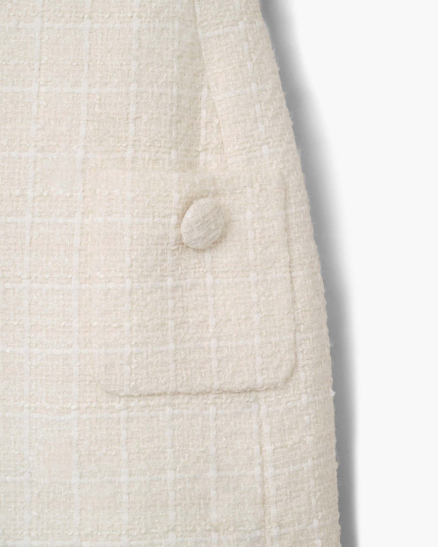 Sculptural Tweed Dress