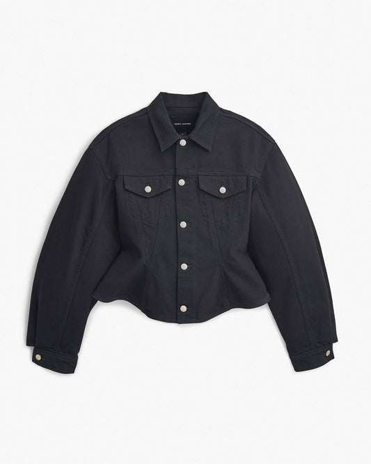 The Fluted  Denim Jacket