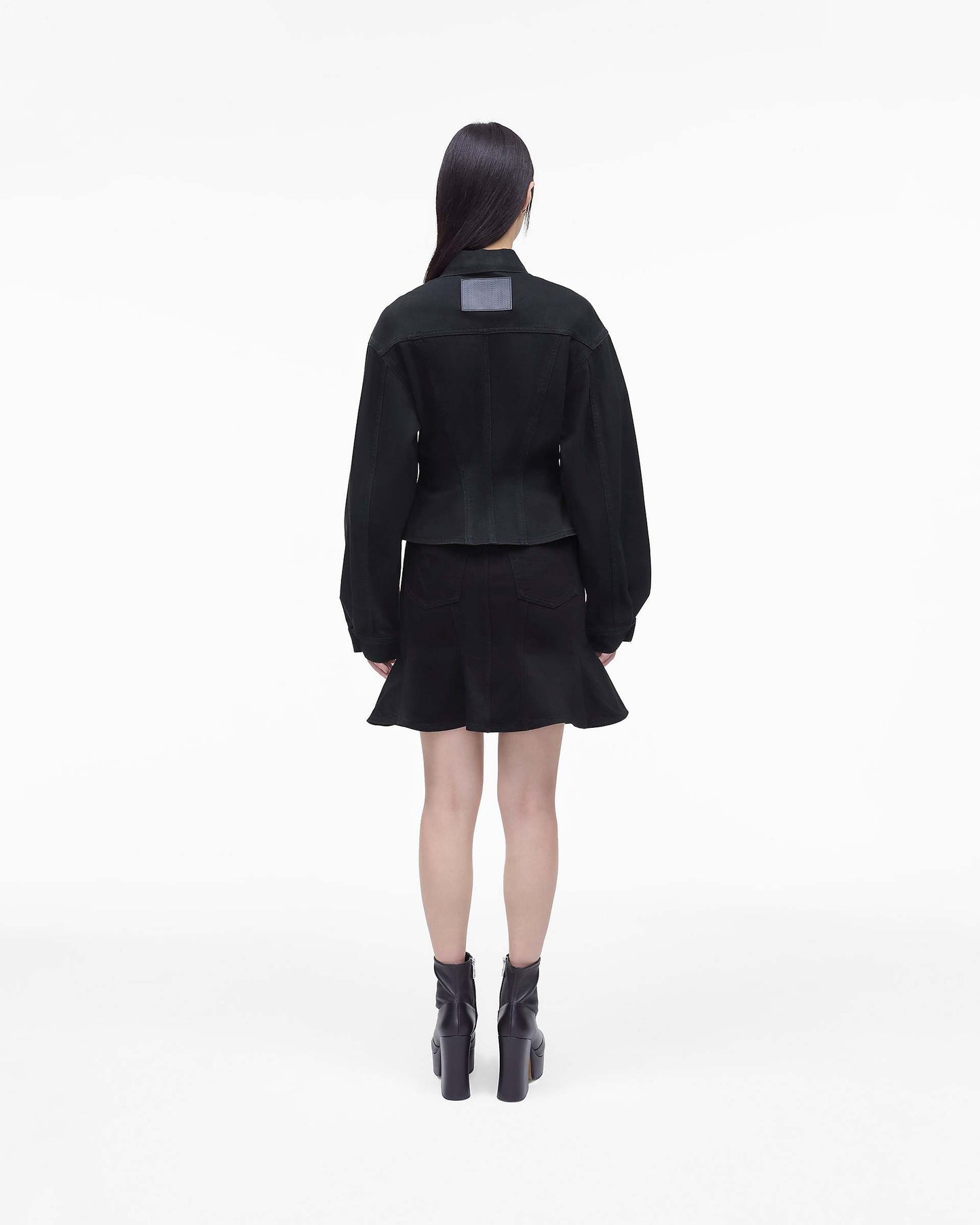 The Fluted  Denim Jacket