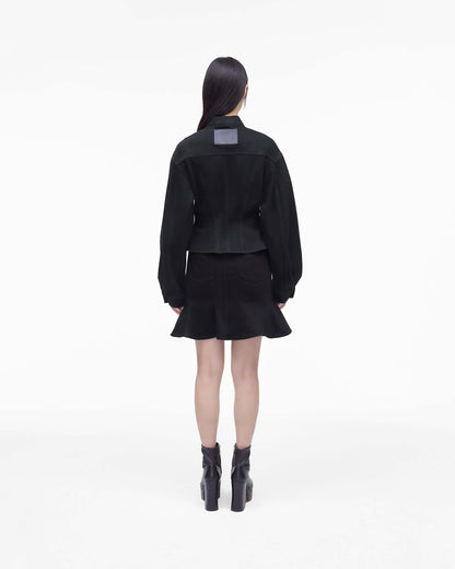 The Fluted  Denim Jacket