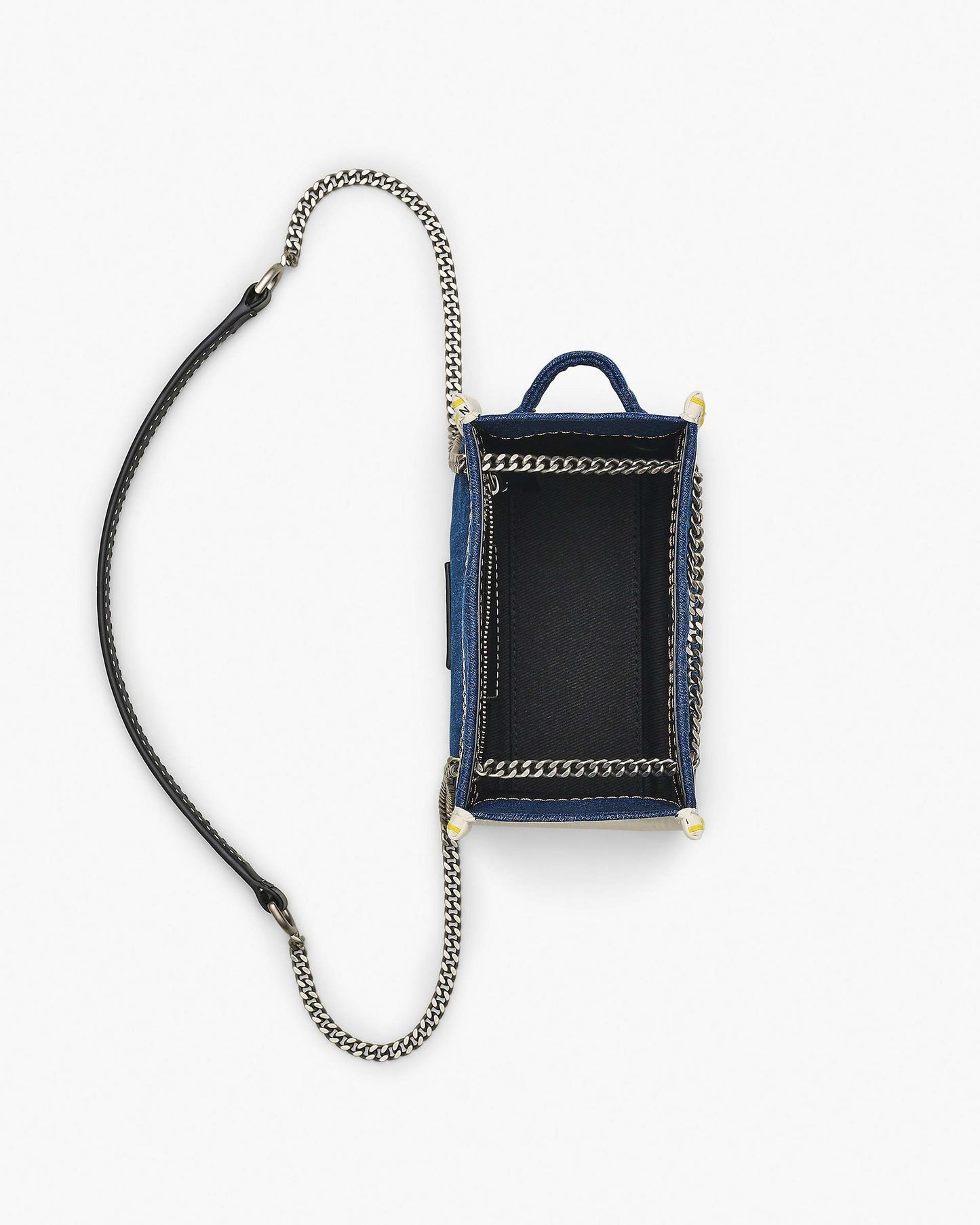 The Denim  Chain Crossbody Tote Bag