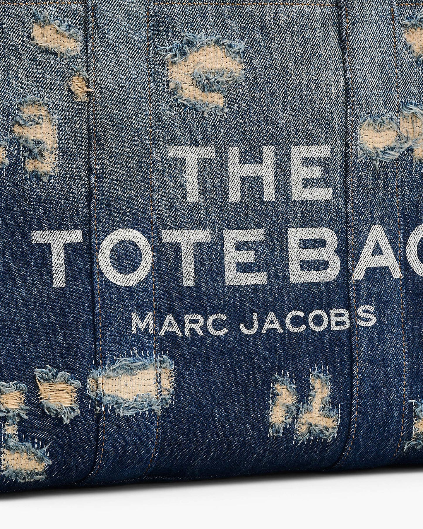 The Rip  and Repair Denim Medium Tote Bag