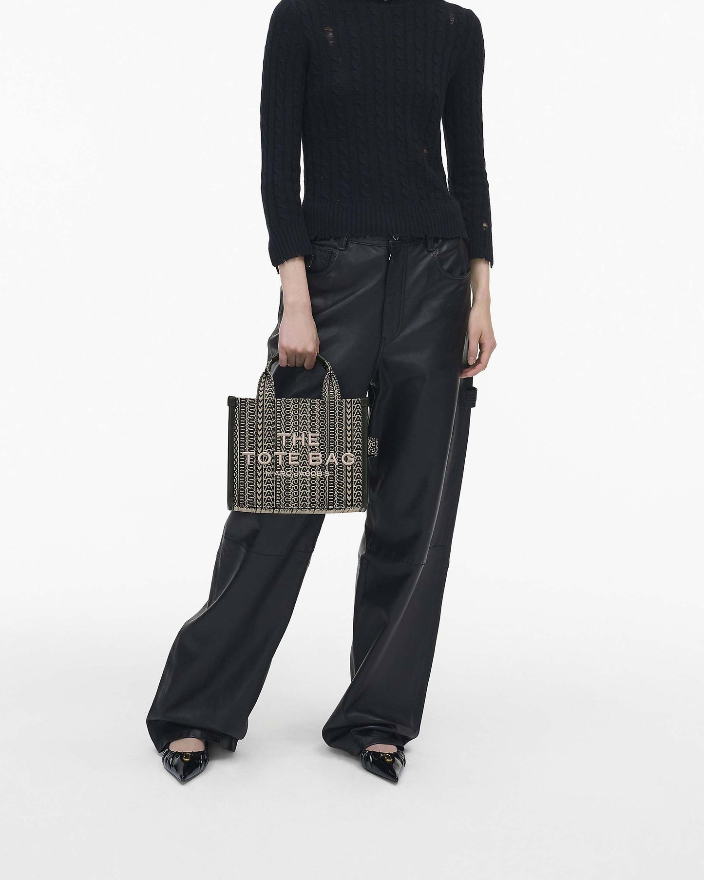 The Monogram  Jacquard Small Tote Bag