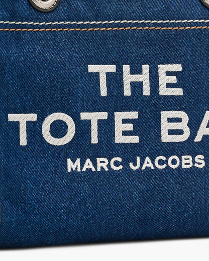 The Denim  Chain Small Tote Bag