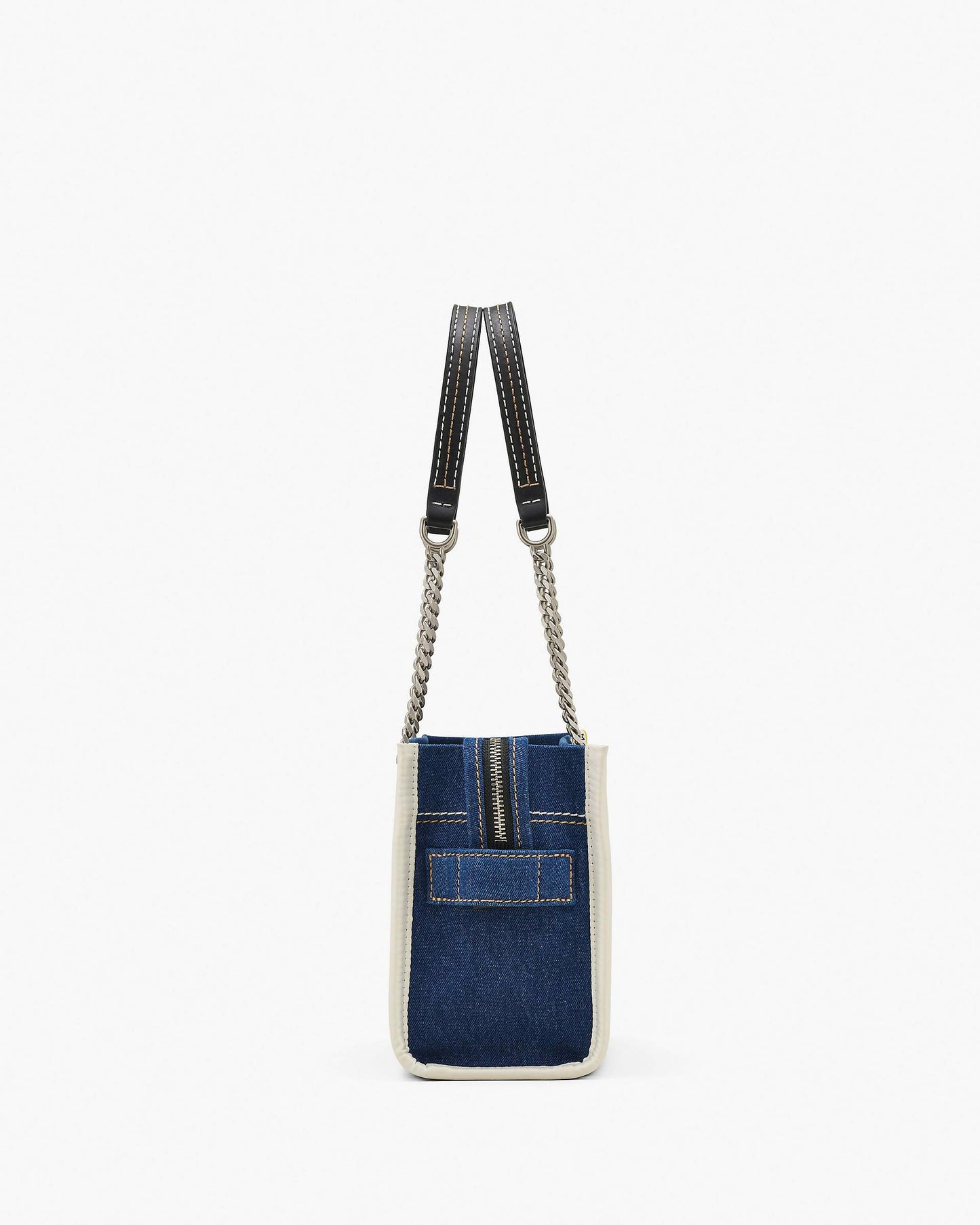 The Denim  Chain Small Tote Bag