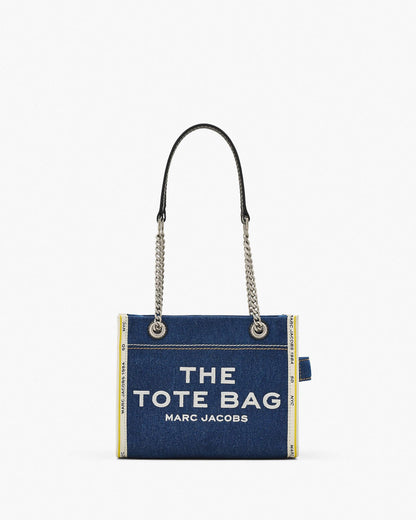 The Denim  Chain Small Tote Bag