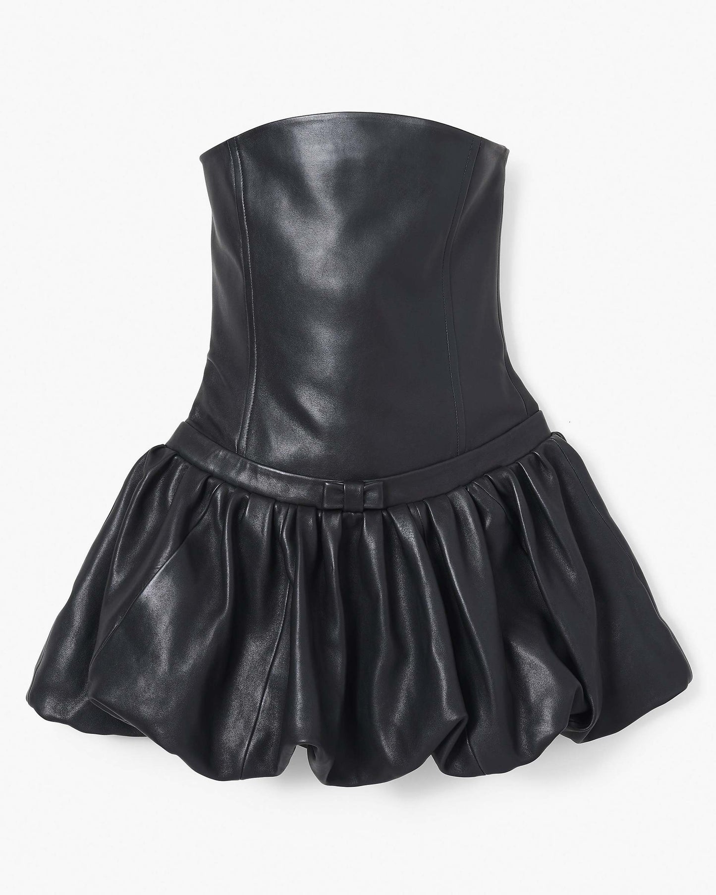 The Leather  Bubble Dress