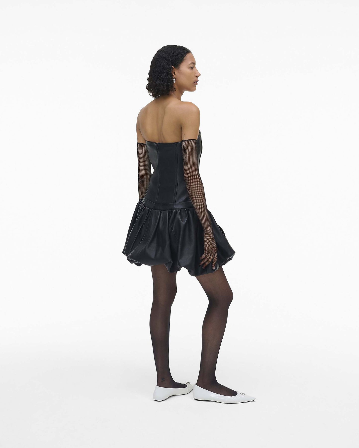 The Leather  Bubble Dress