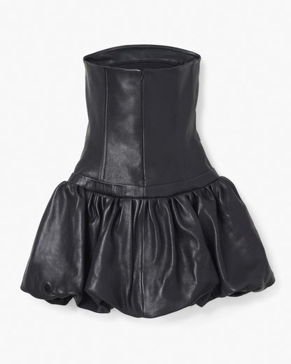 The Leather  Bubble Dress