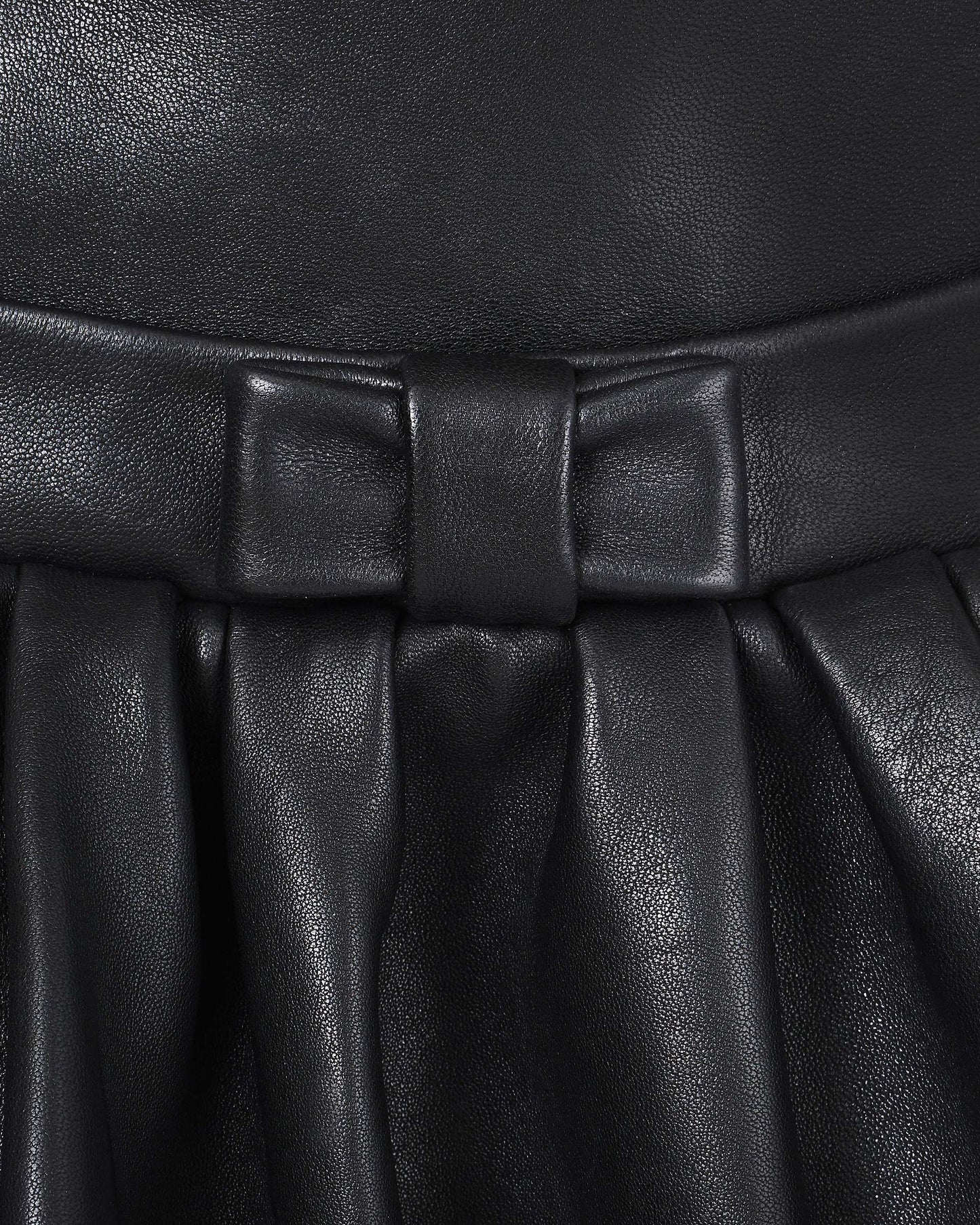 The Leather  Bubble Dress