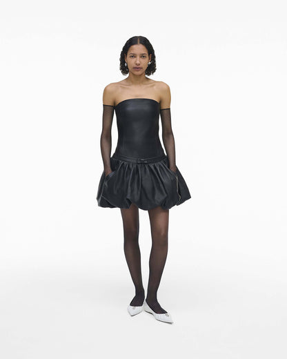 The Leather  Bubble Dress
