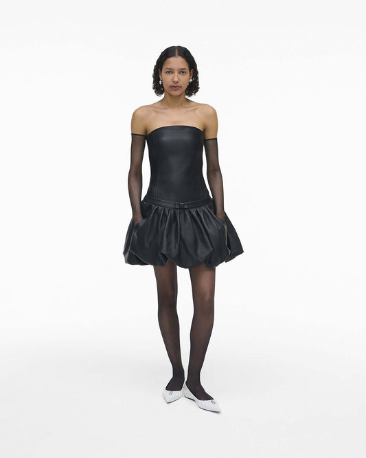 The Leather  Bubble Dress