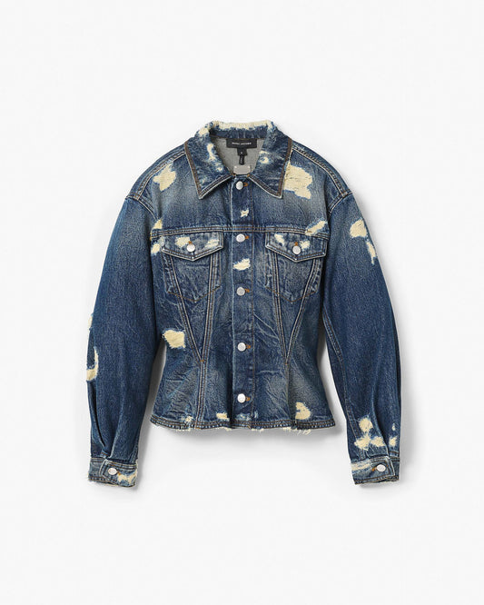 The Rip  And Repair Fluted Denim Jacket