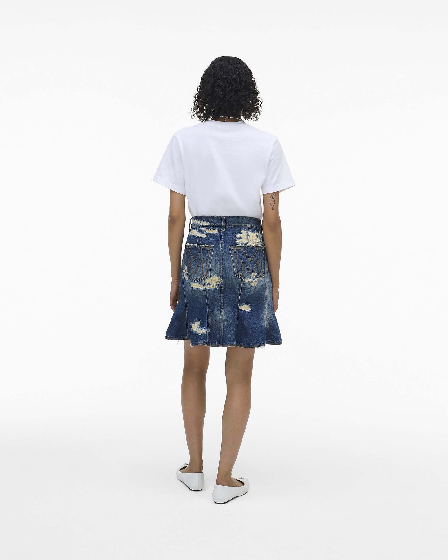 The Rip  And Repair Fluted Mini Skirt