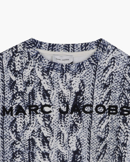 The Trompe Loeil Knit Sweatshirt
