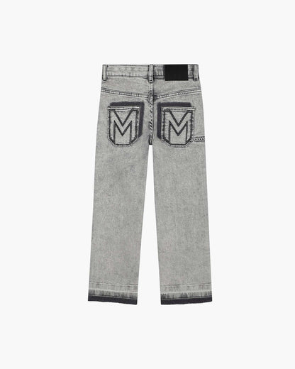 The Trompe Loeil Chain Jeans