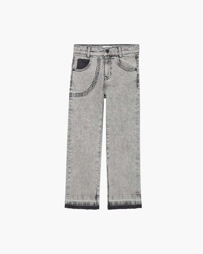 The Trompe Loeil Chain Jeans