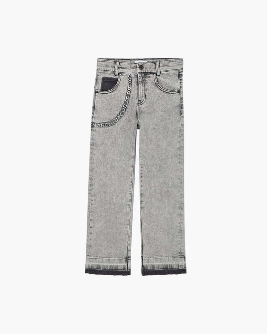The Trompe Loeil Chain Jeans