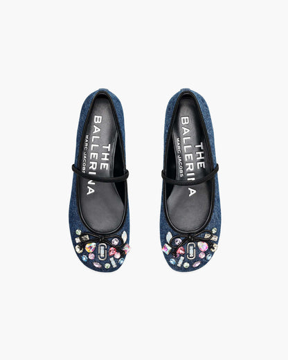 The Gem Denim Sabrina Ballerina