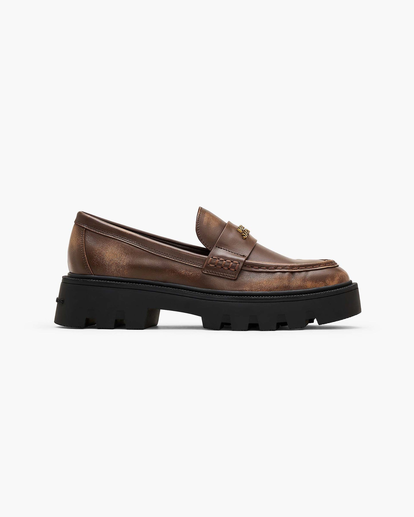 The Distressed Leather Frankie Loafer