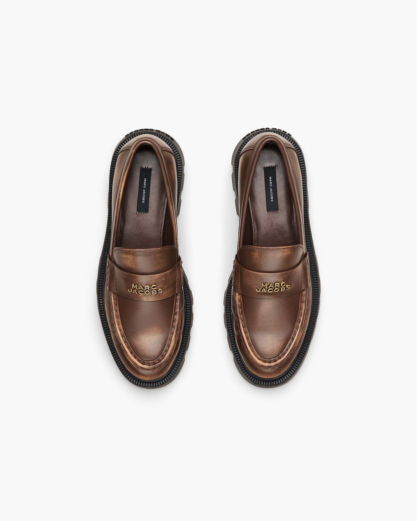 The Distressed Leather Frankie Loafer