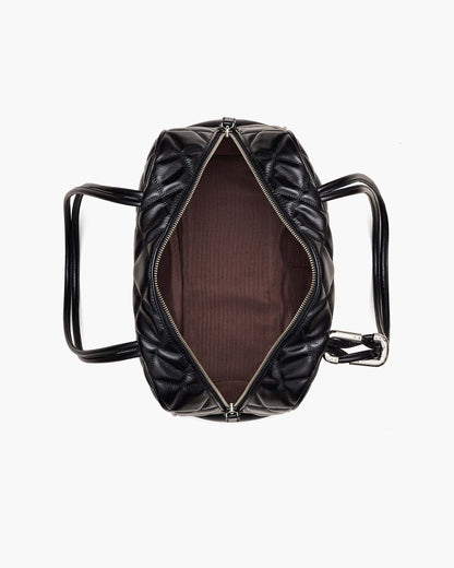 The Quilted Leather Dual Satchel
