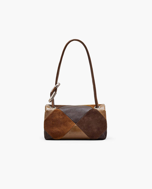 The Suede  Patchwork Mini Dual Shoulder Bag