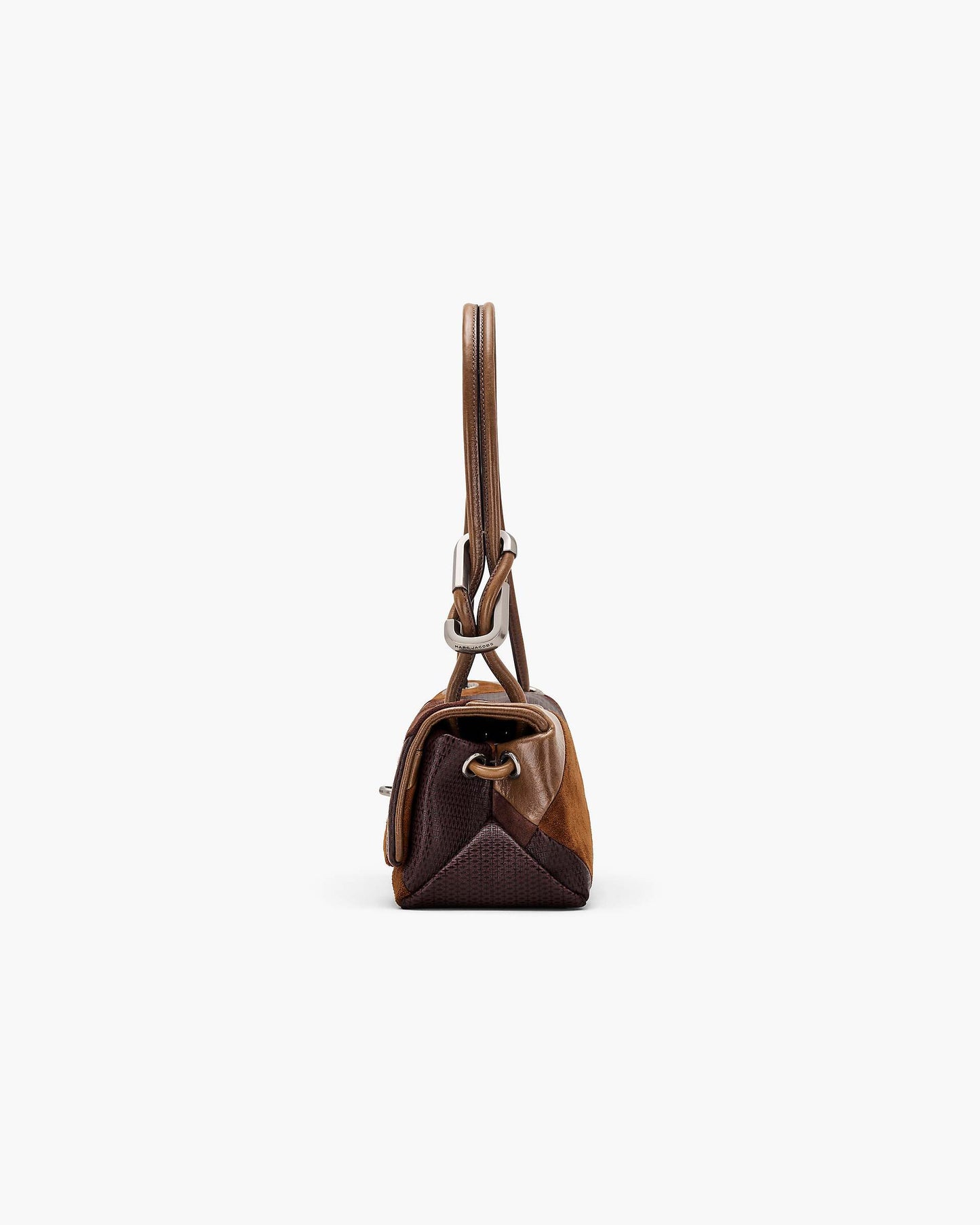 The Suede  Patchwork Mini Dual Shoulder Bag