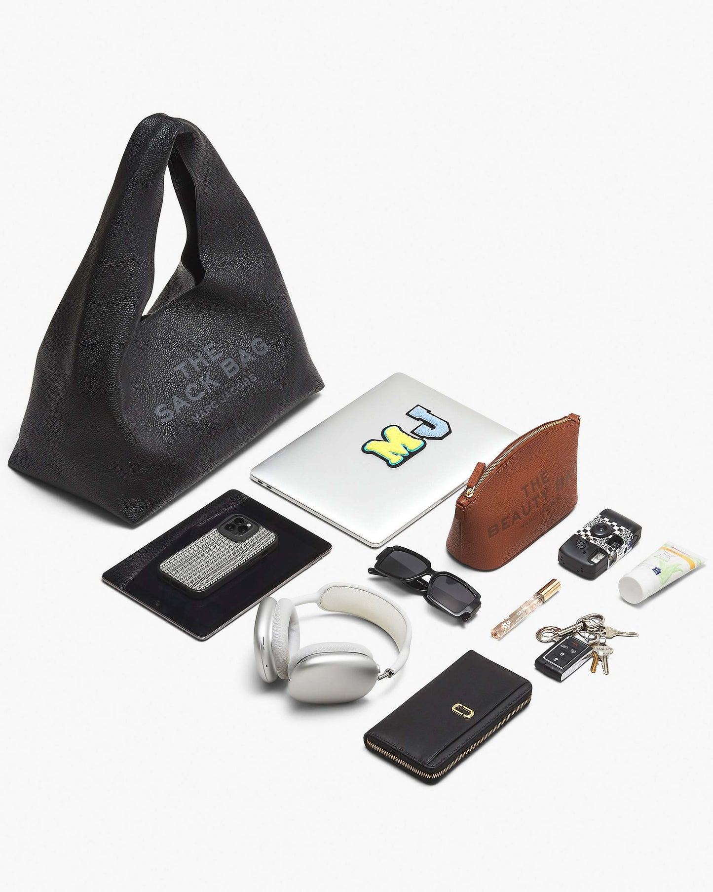 The Suede  Patchwork Sack Bag