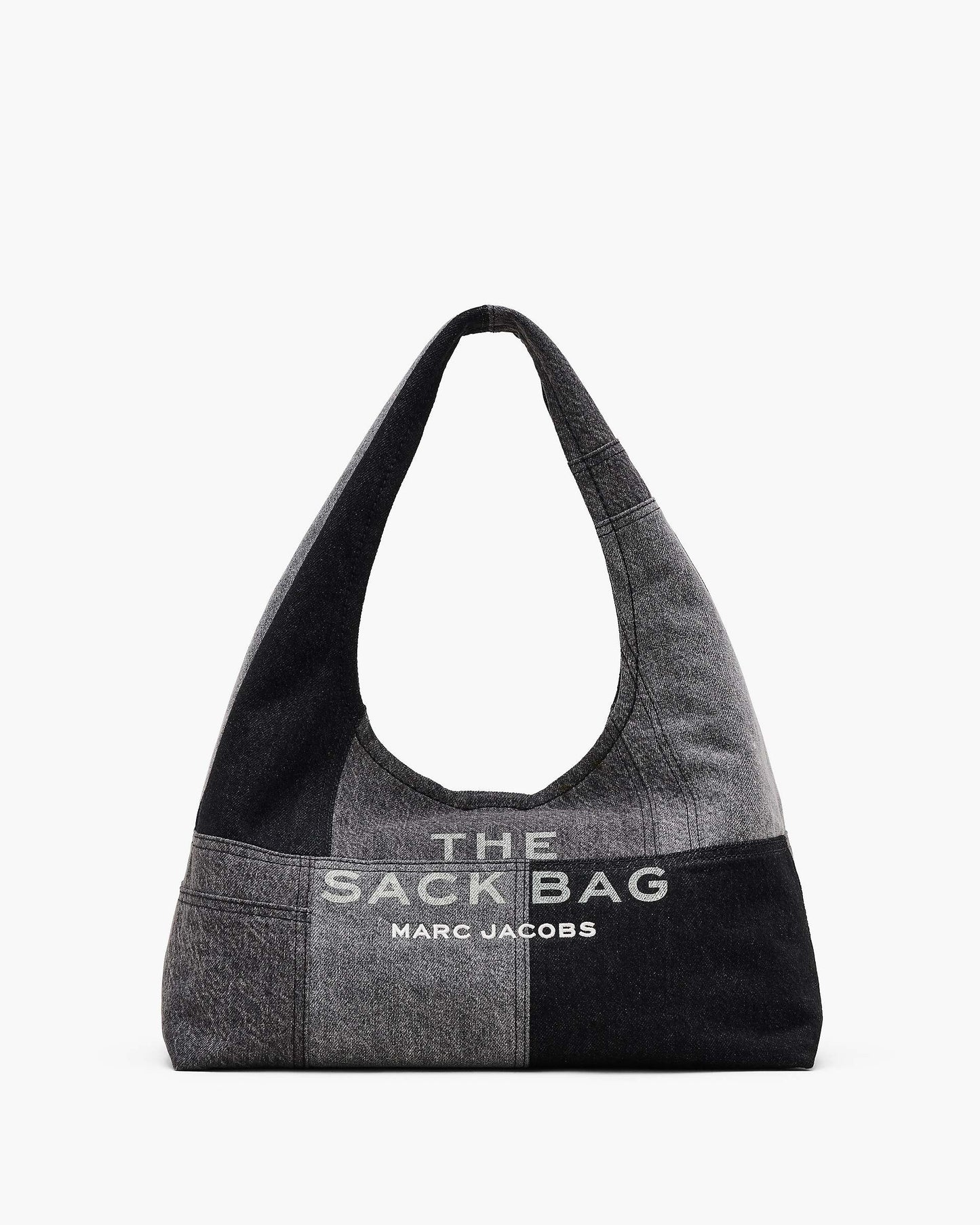 The Patchwork  Denim Sack Bag