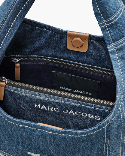 The Patchwork  Denim Sack Bag