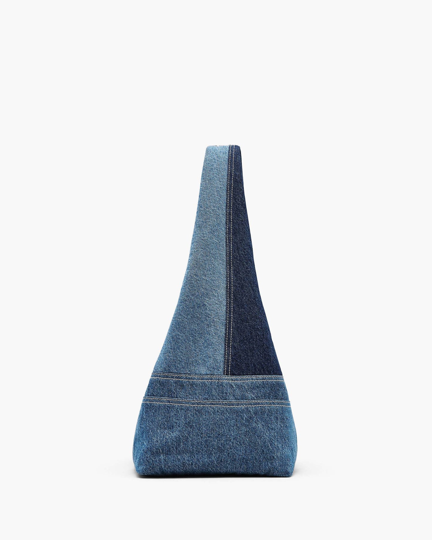 The Patchwork  Denim Sack Bag