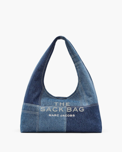 The Patchwork  Denim Sack Bag